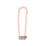 MVP STONE CHAIN ROSE GOLD/CLEAR