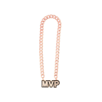 MVP STONE CHAIN ROSE GOLD/CLEAR