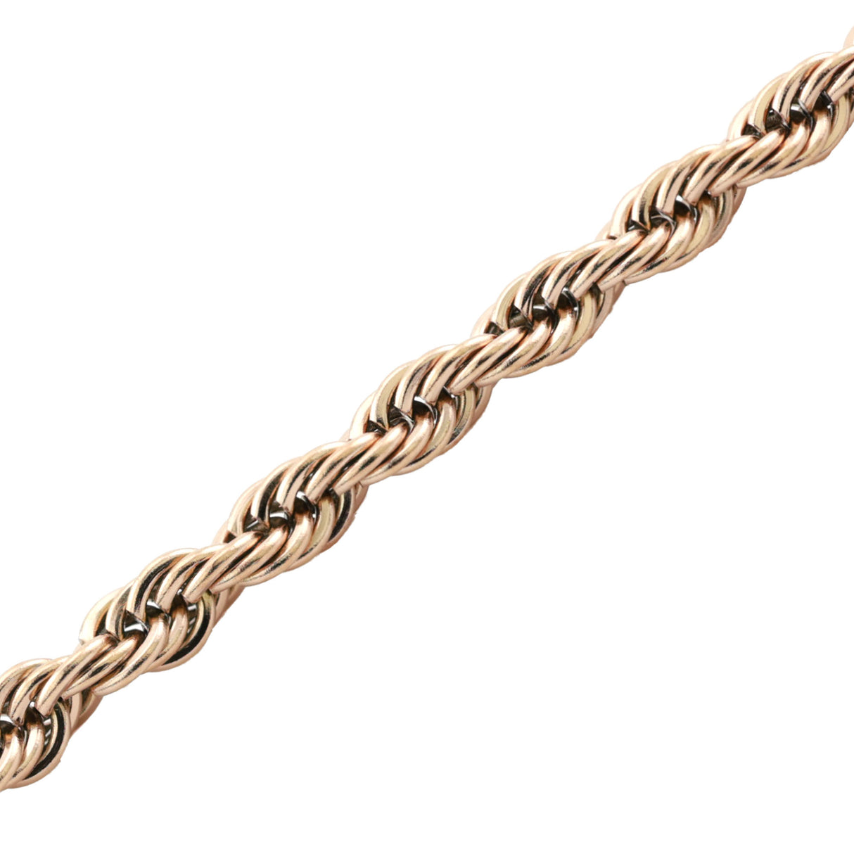 22'' ROSE GOLD STAINLESS STEEL CHAIN