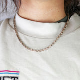 22'' ROSE GOLD STAINLESS STEEL CHAIN