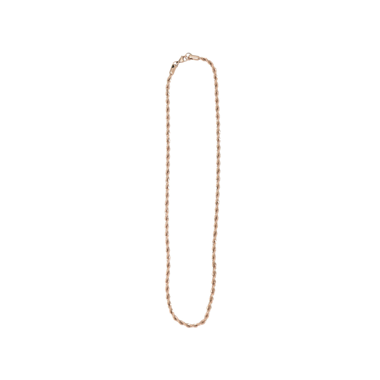 22'' ROSE GOLD STAINLESS STEEL CHAIN