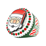 GEN25 SANTA ALL STONES 2 RING
