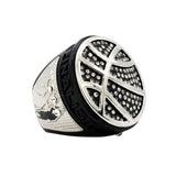 BASKETBALL2 BLACK FINALIST RING