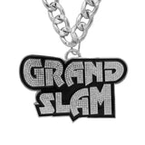 GS26 STONE CHAIN SILVER/CLEAR