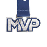 MED25 MVP 4" MEDAL - SILVER/NAVY