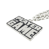 PLAYER OF THE GAME STONE CHAIN SILVER&CLEAR