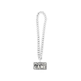 PLAYER OF THE GAME STONE CHAIN SILVER&CLEAR