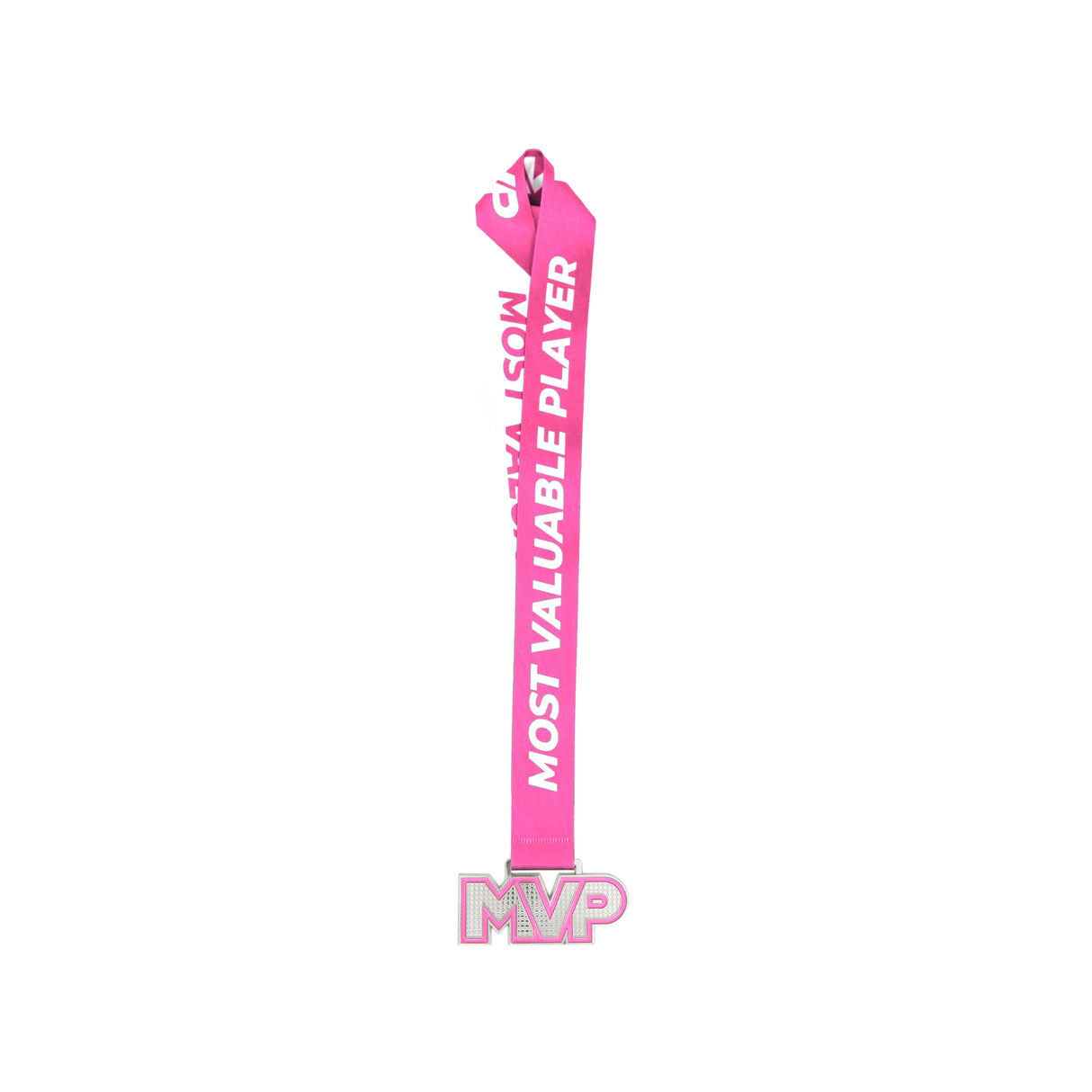 MED25 MVP 4" MEDAL - SILVER/PINK