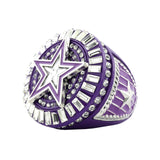 STAR26 SILVER&PURPLE RING