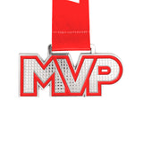 MED25 MVP 4" MEDAL - SILVER/RED