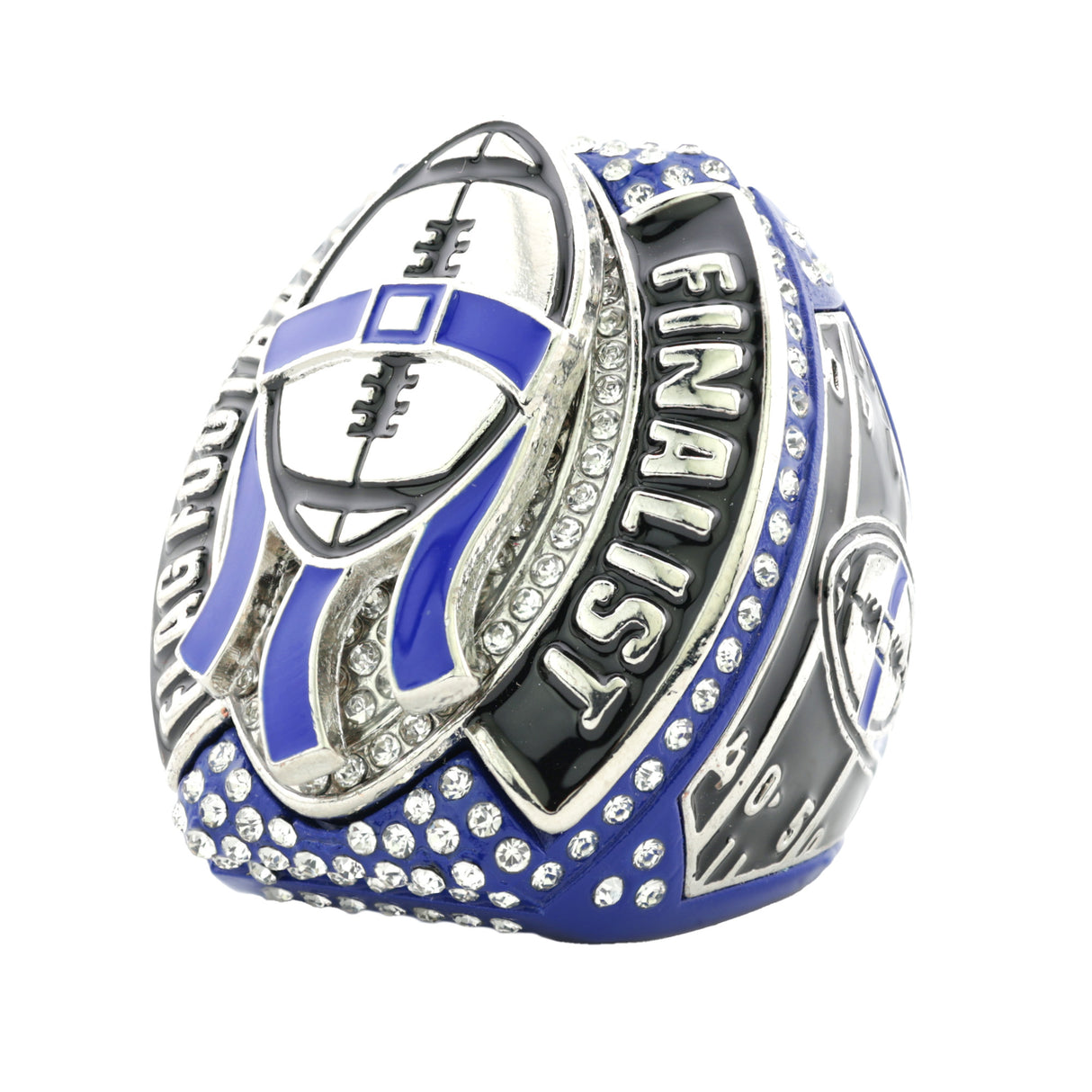 FOOTBALL26A FLAG FOOTBALL ROYAL BLUE FINALIST RING