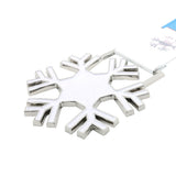 MED25 3'' SNOW SILVER MEDAL (SPARKLY GLITTER)