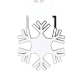 MED25 3'' SNOW SILVER MEDAL (SPARKLY GLITTER)