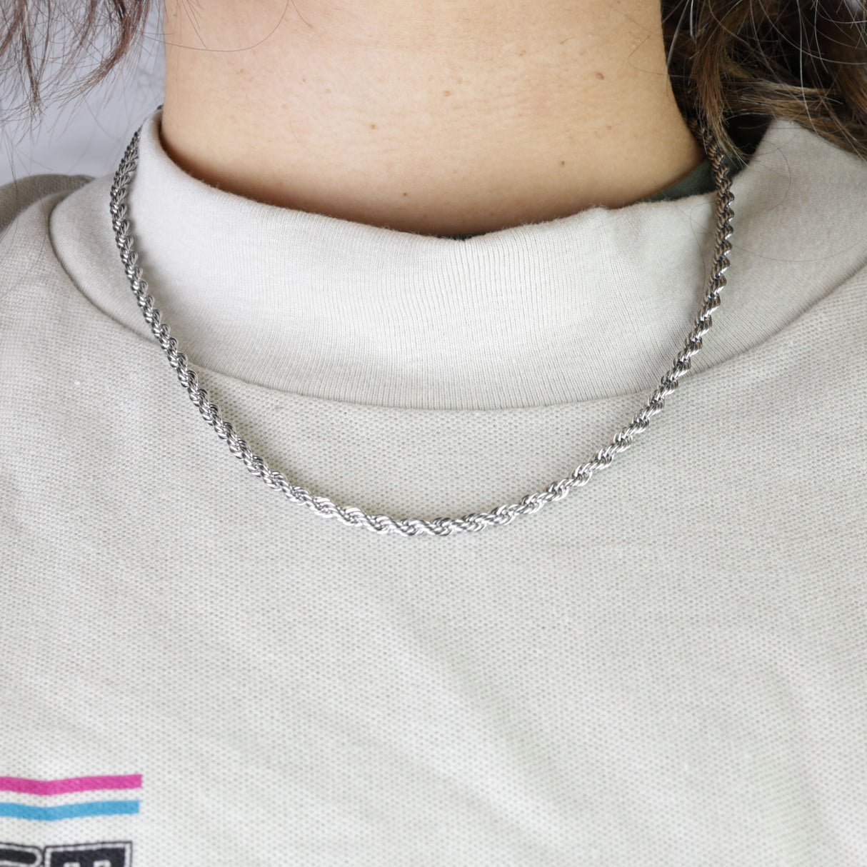 20'' SILVER STAINLESS STEEL CHAIN