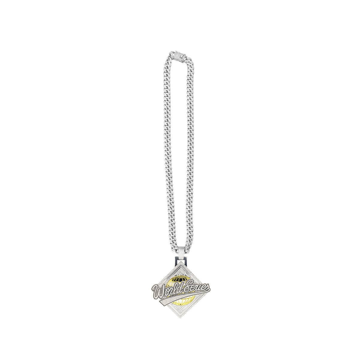 WORLD SERIES SILVER STONE CHAIN