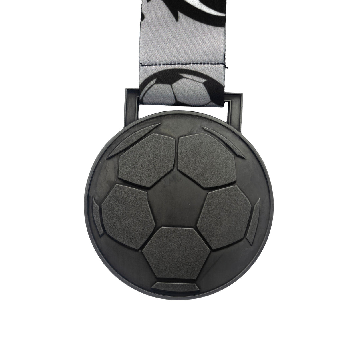 GEN24 3" Soccer Medal - Antique Gun Metal