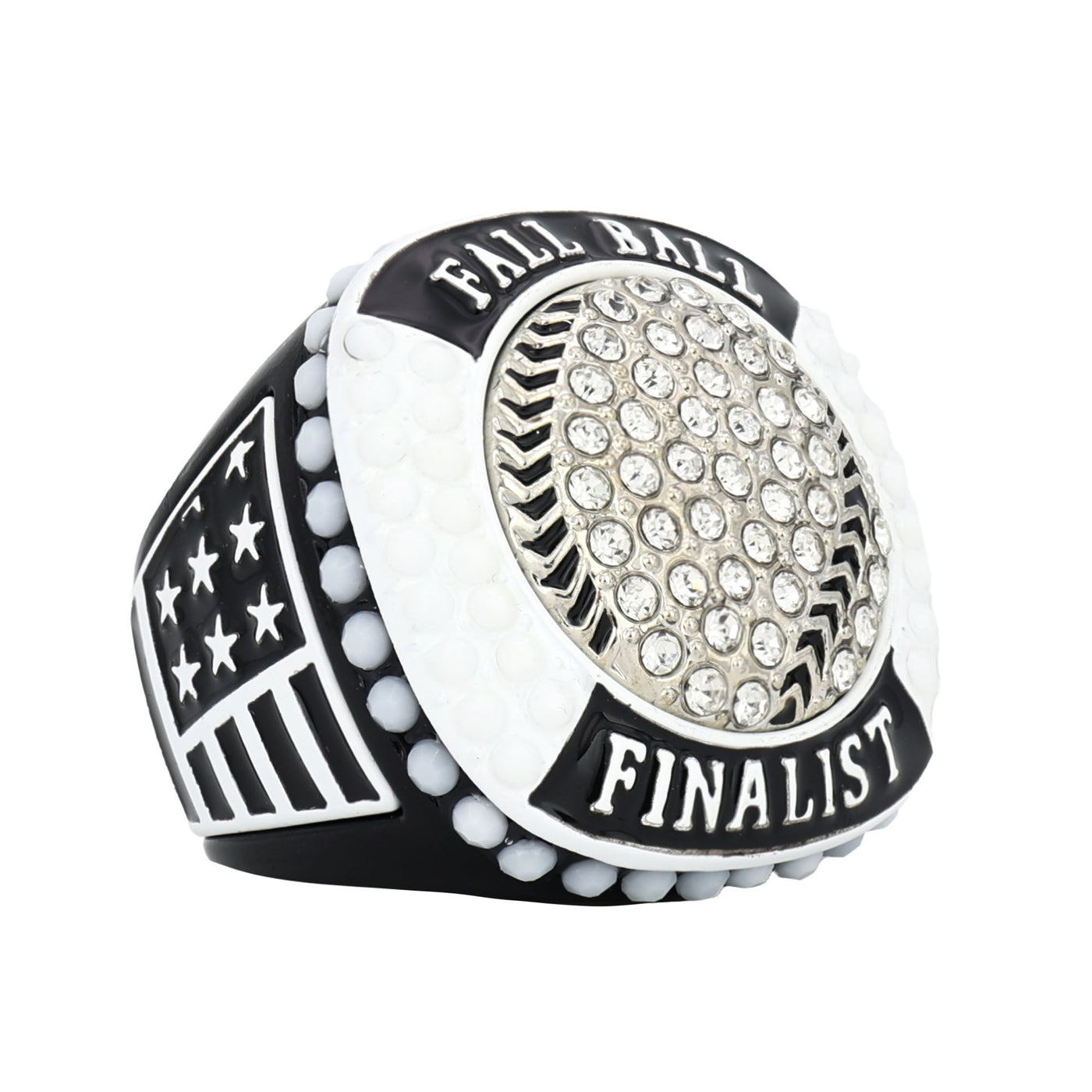 GEN25A BLACK/WHITE FALL BALL FINALIST RING