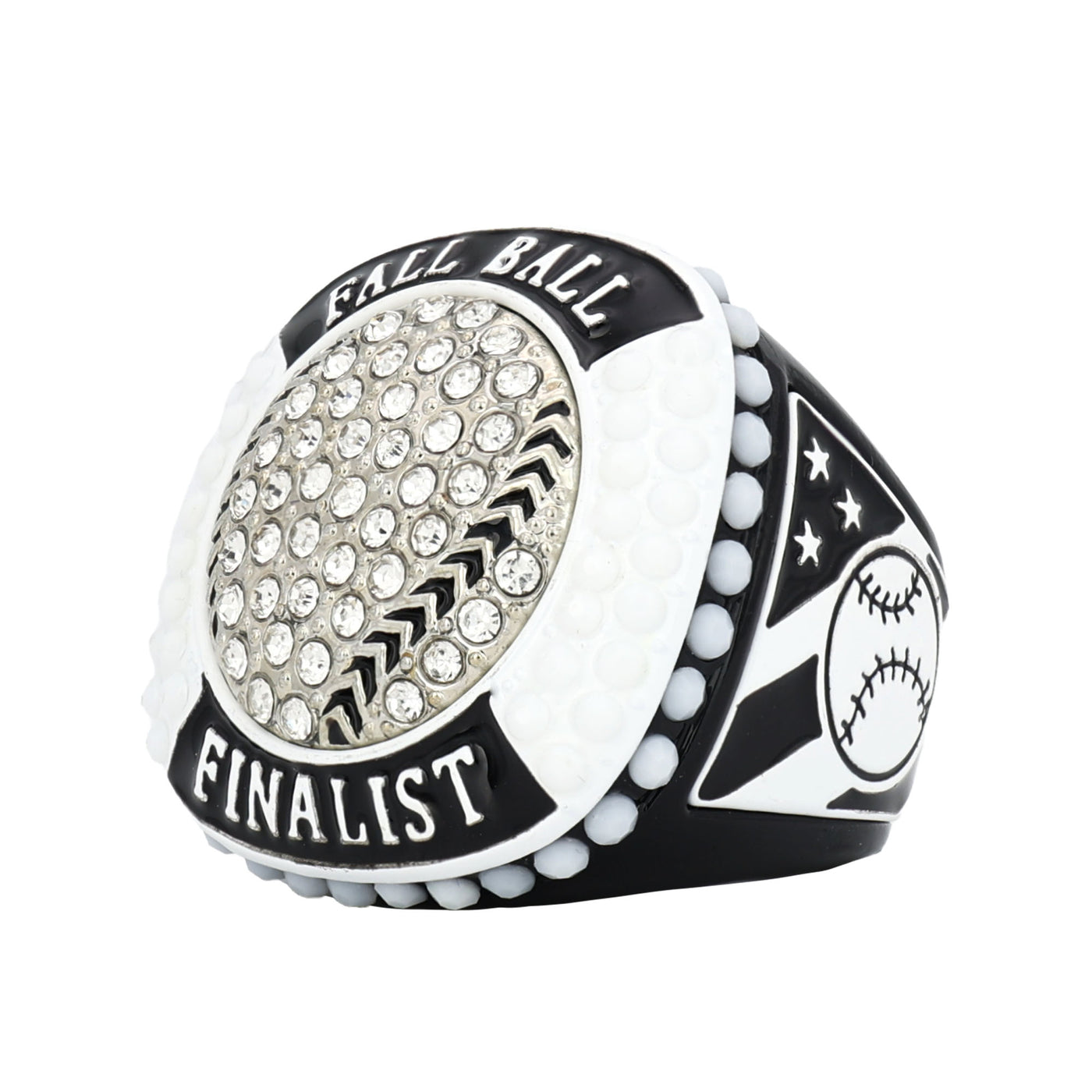 GEN25A BLACK/WHITE FALL BALL FINALIST RING