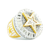 STAR26 GOLD&WHITE RING
