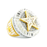 STAR26 GOLD&WHITE RING