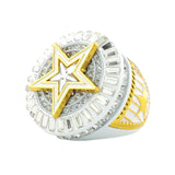 STAR26 GOLD&WHITE RING