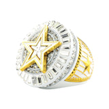 STAR26 GOLD&WHITE RING