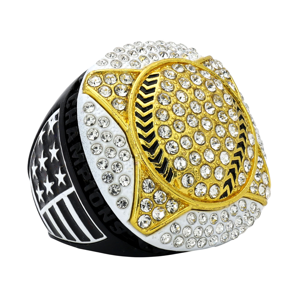 GEN25B BLACK & WHITE CHAMPIONS RING