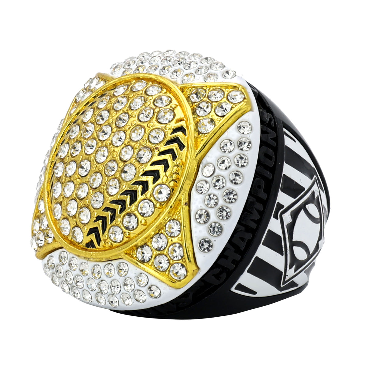 GEN25B BLACK & WHITE CHAMPIONS RING