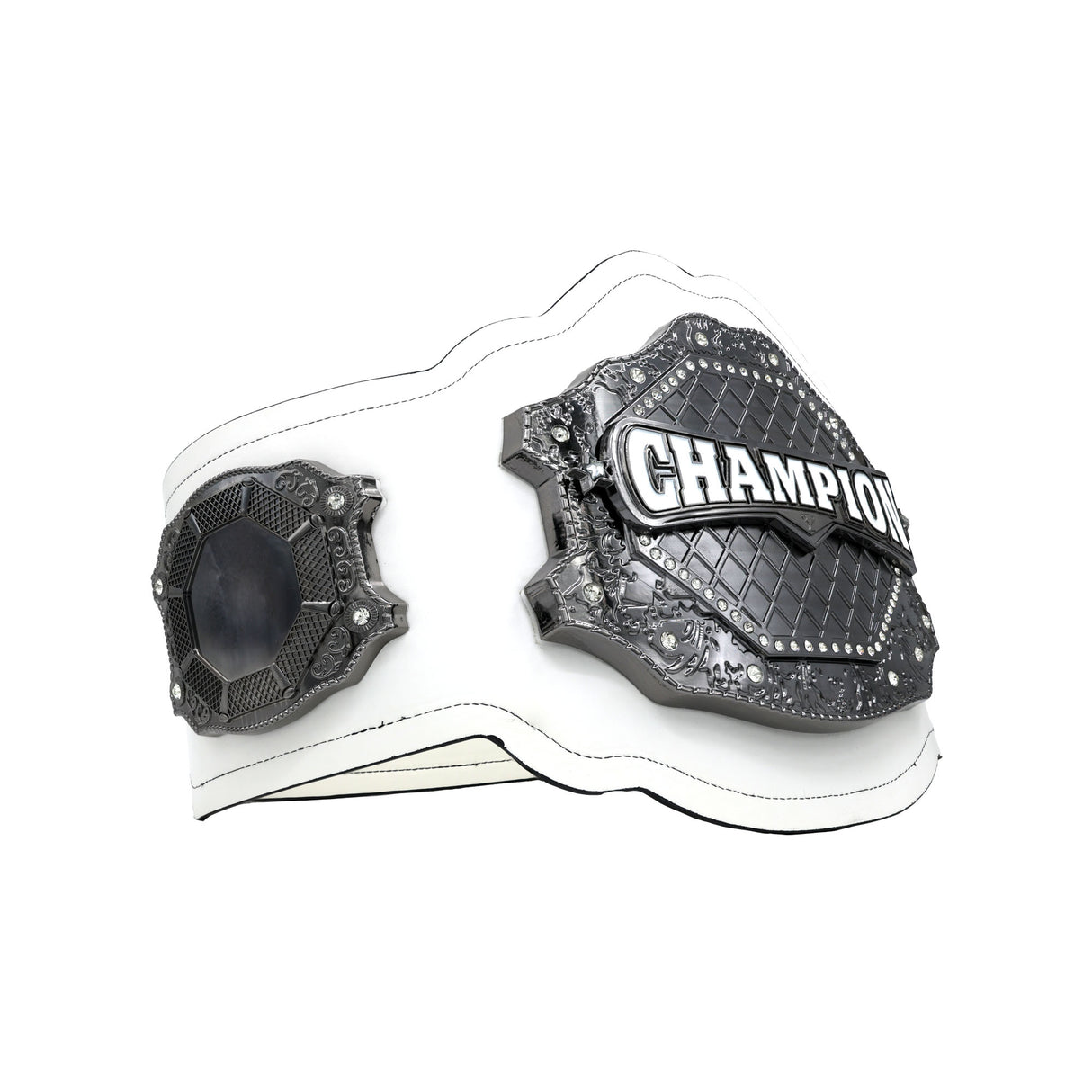 GEN2 CHAMPION BELT WHITE&GUNMETAL