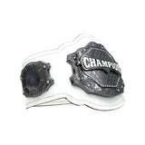 GEN2 CHAMPION BELT WHITE&GUNMETAL