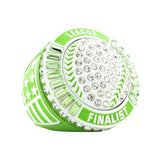 GEN26E GREEN&WHITE LEAGUE FINALIST RING
