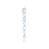 MED26 RIBBON SILVER&WHITE