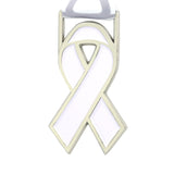 MED26 RIBBON SILVER&WHITE