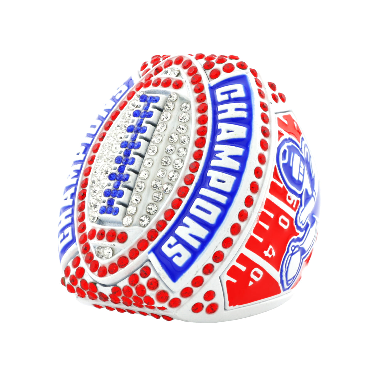 FOOTBALL26A WHITEOUT CHAMPIONS RING