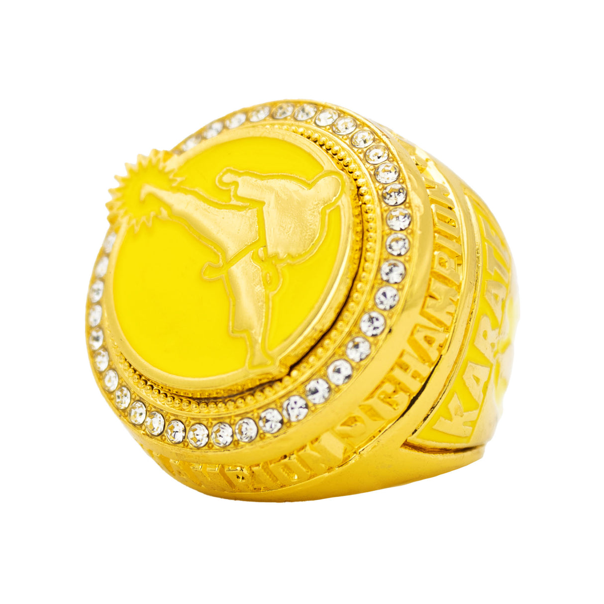 KARATE YELLOW CHAMPIONS RING