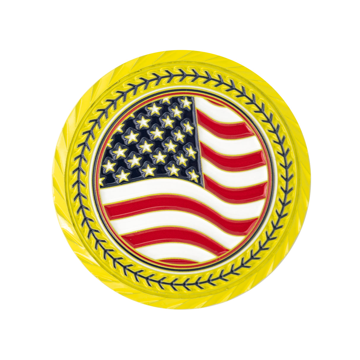 GEN2 2" YELLOW PLAYER OF THE GAME COIN