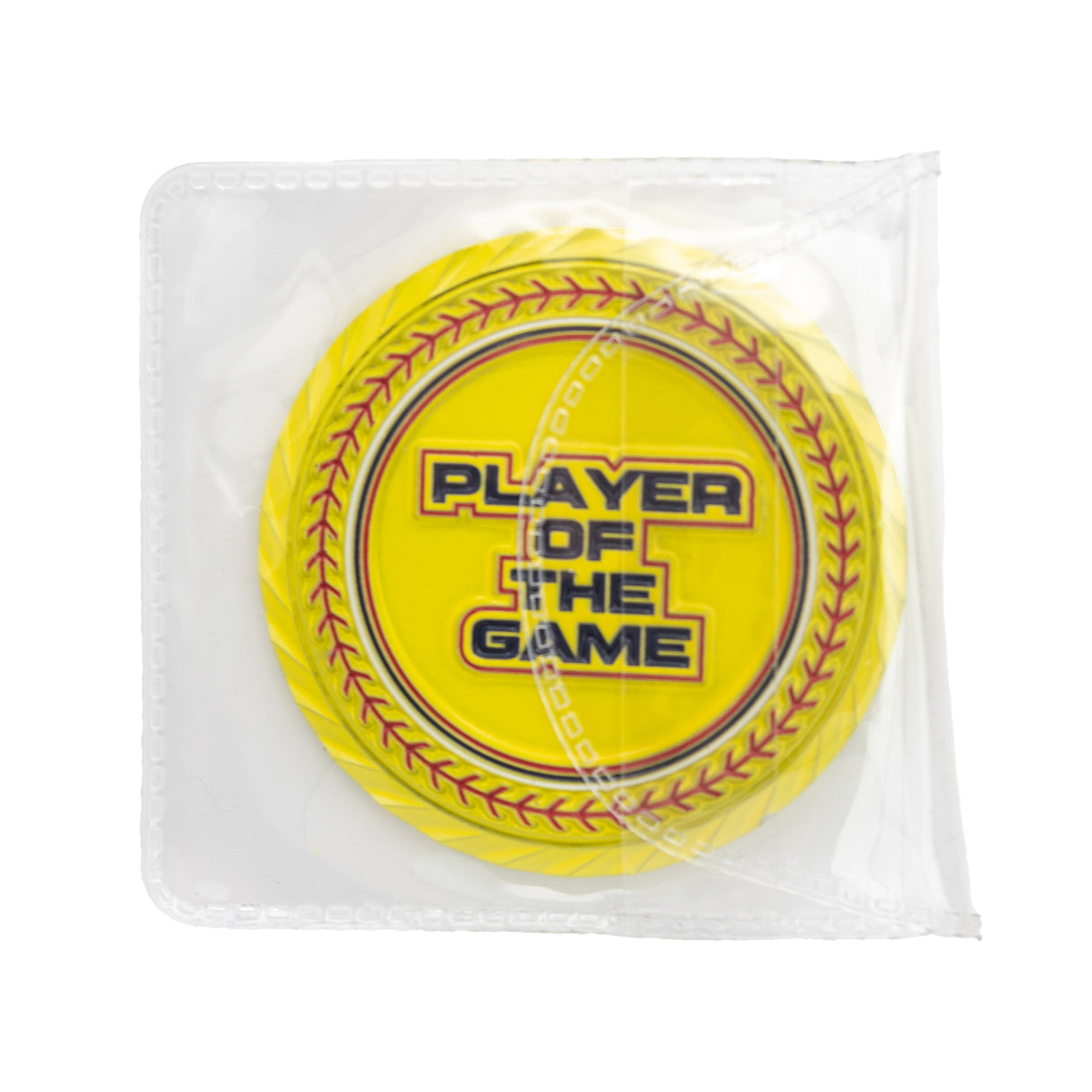 GEN2 2" YELLOW PLAYER OF THE GAME COIN