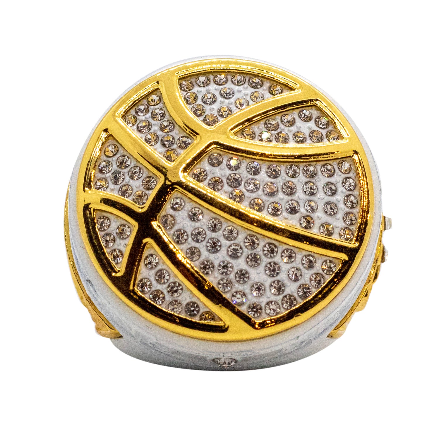 BASKETBALL2 WHITE CHAMPIONS RING