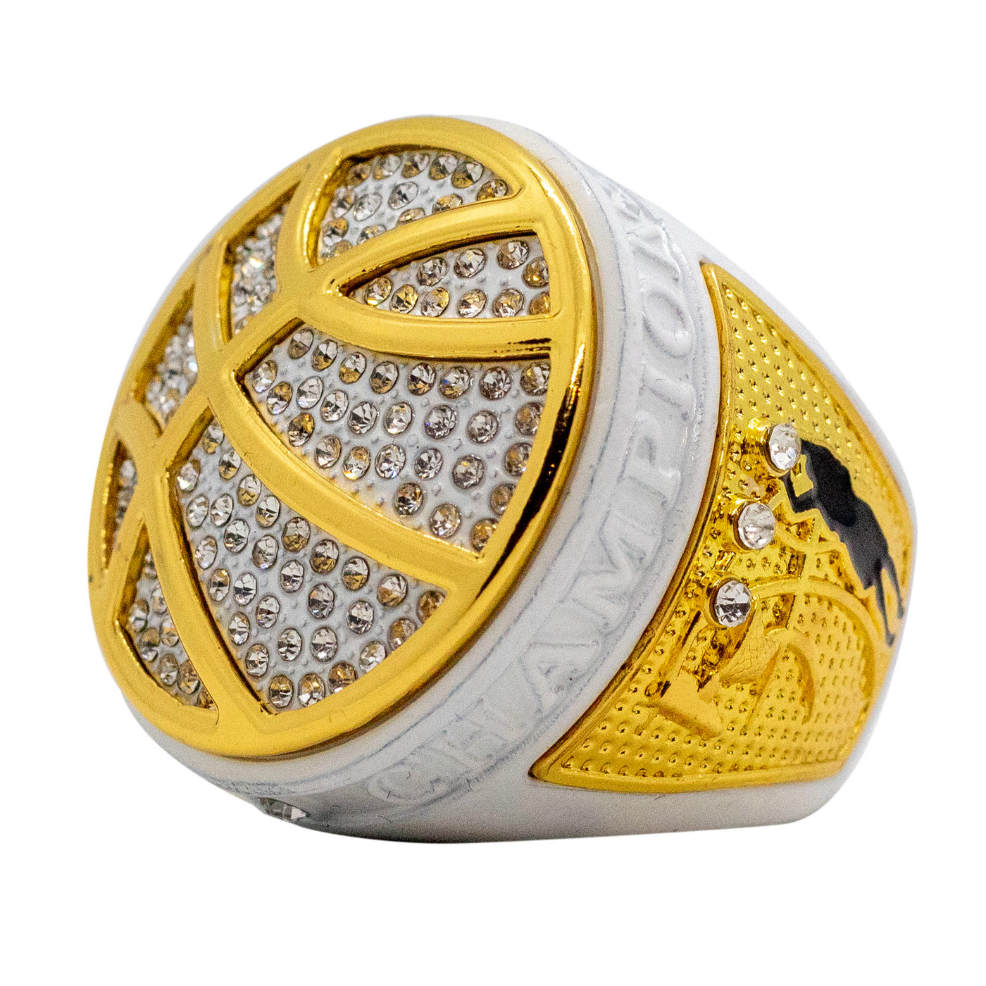 White Basketball Champions Ring