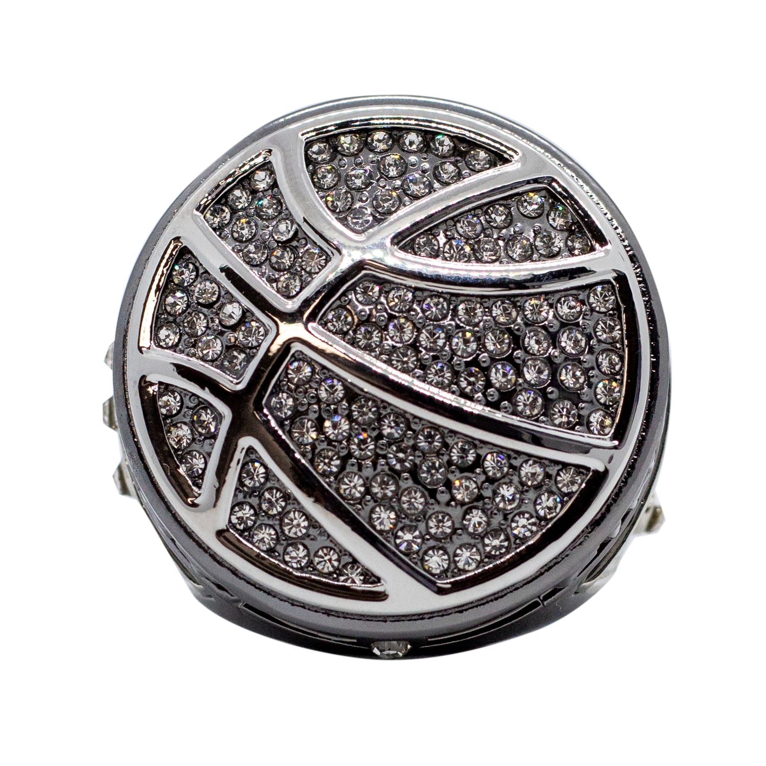 BASKETBALL2 GUNMETAL FINALIST RING