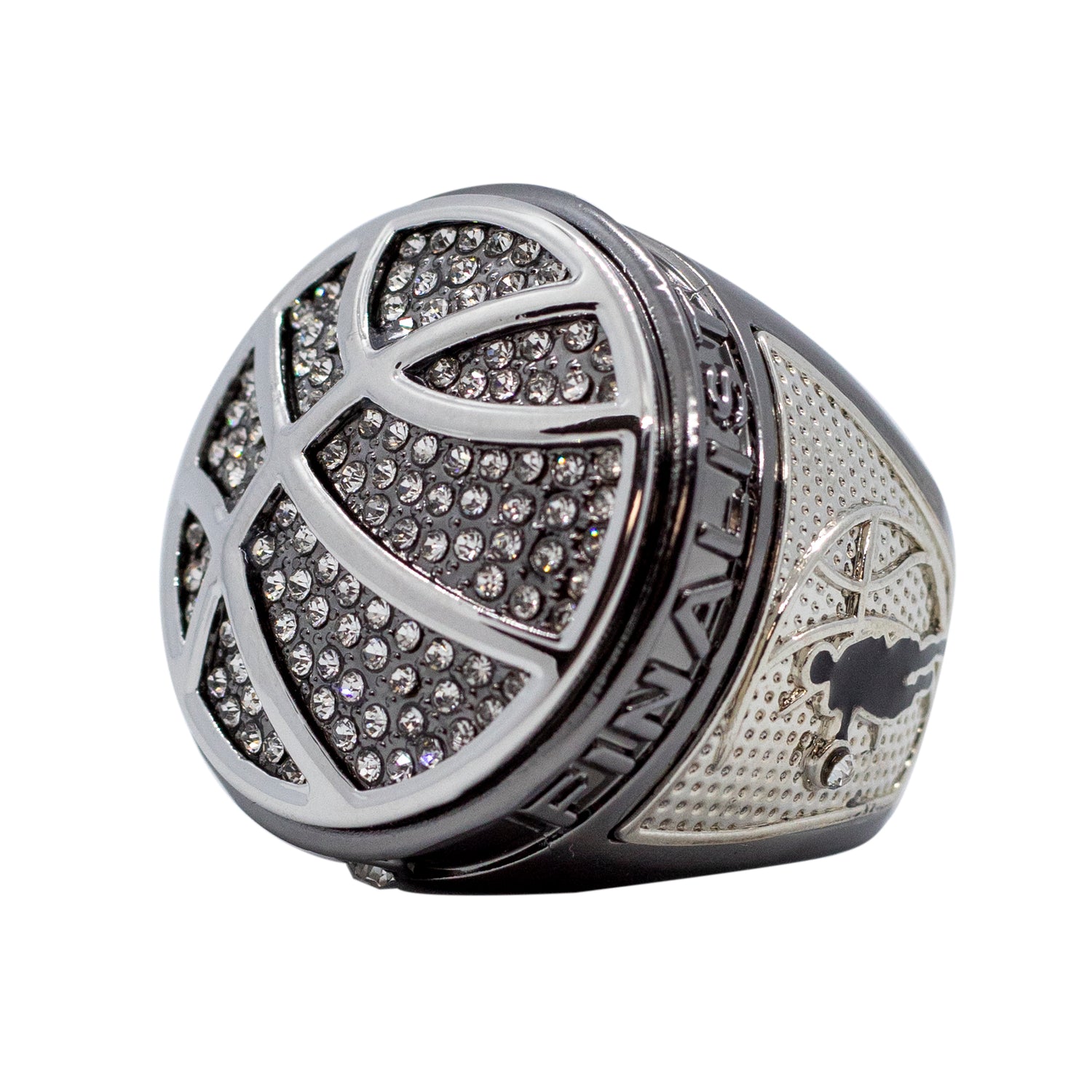 BASKETBALL2 GUNMETAL FINALIST RING