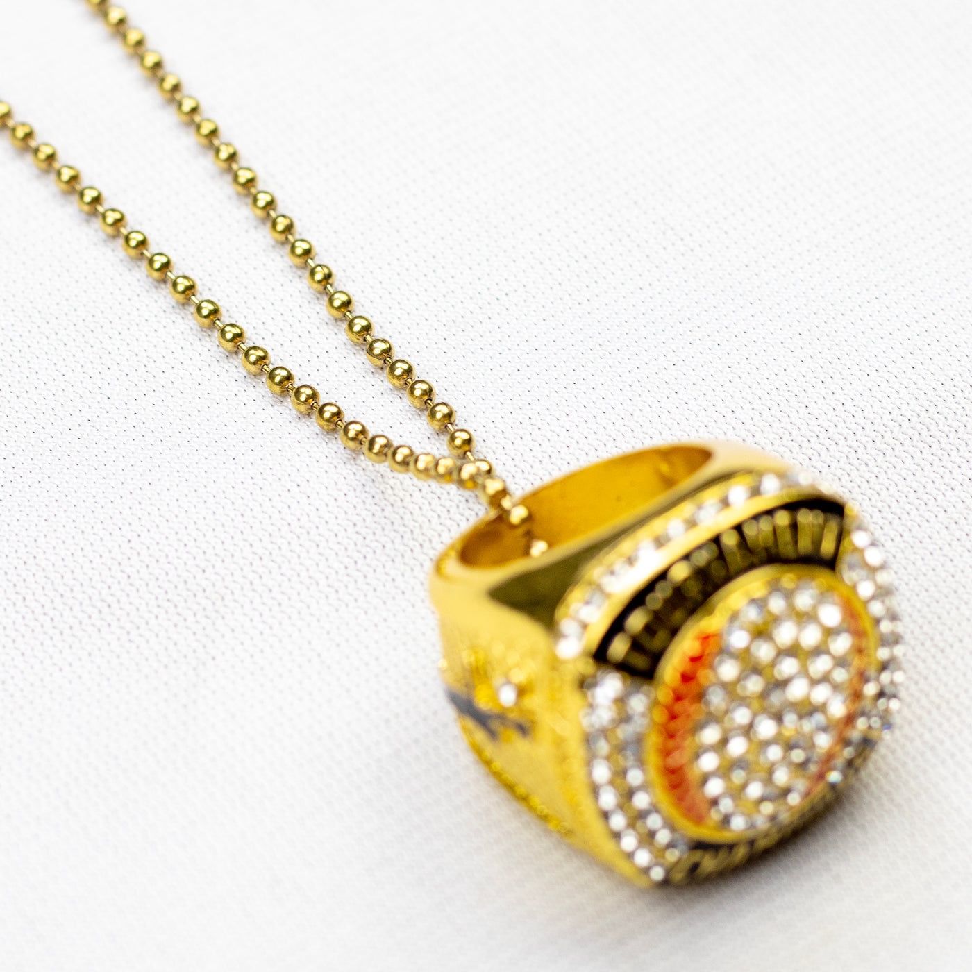 Gold Ball Chain Necklaces (15 chains in 1 bag)