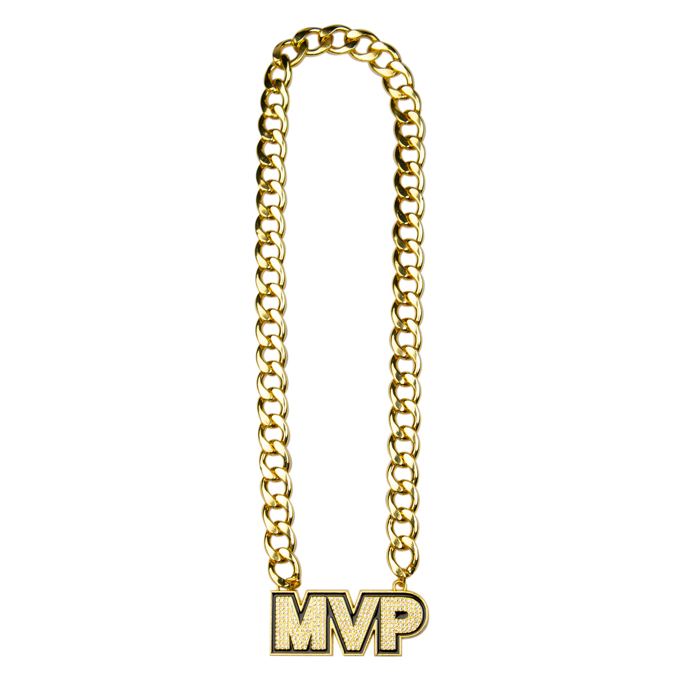Gold MVP Chain / Clear Stones