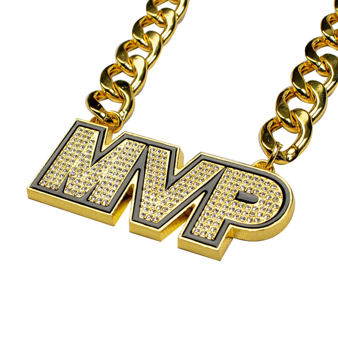 Gold MVP Chain / Clear Stones