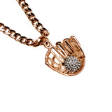 Rose Gold Glove Necklace