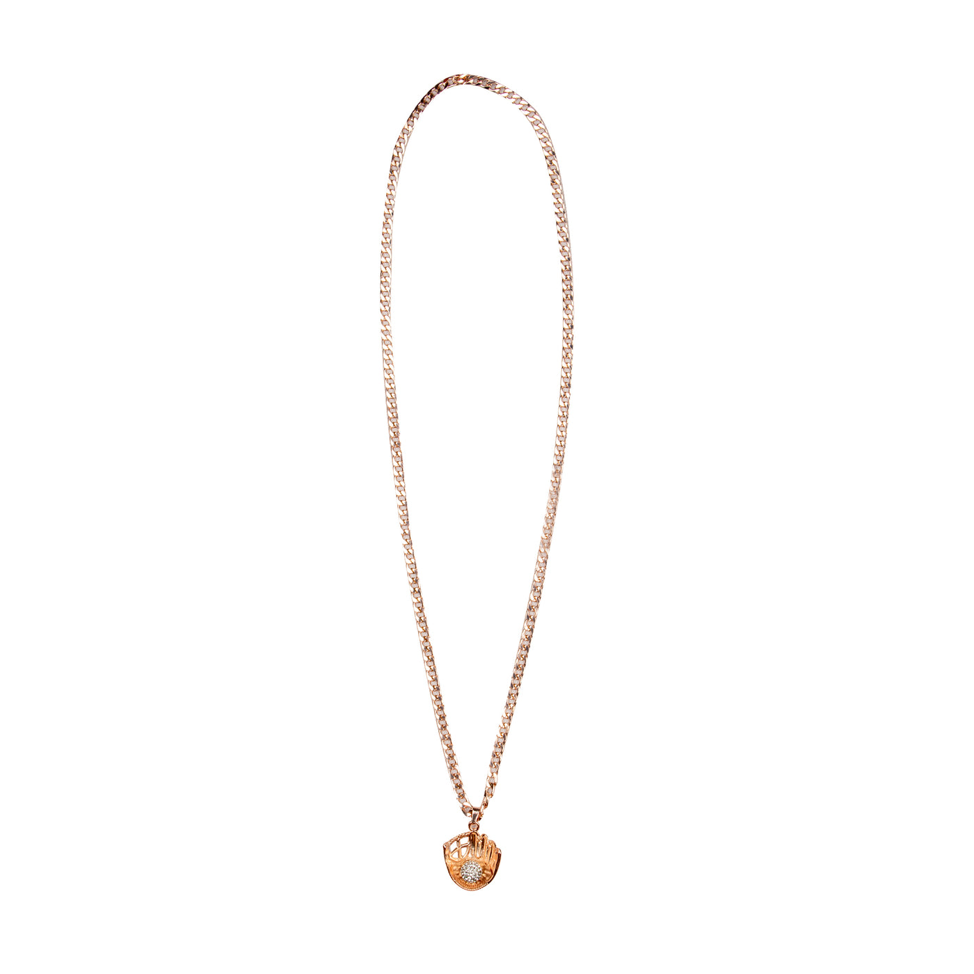 Rose Gold Glove Necklace
