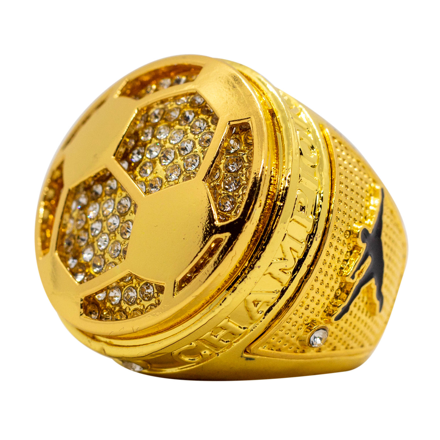 Gold Soccer2 Champions Ring