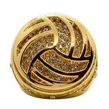 Gold Volleyball Champions Ring