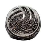 Metallic Grey Volleyball Finalist Ring