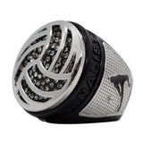 Black Volleyball Finalist Ring